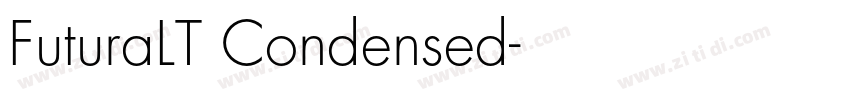 FuturaLT Condensed字体转换